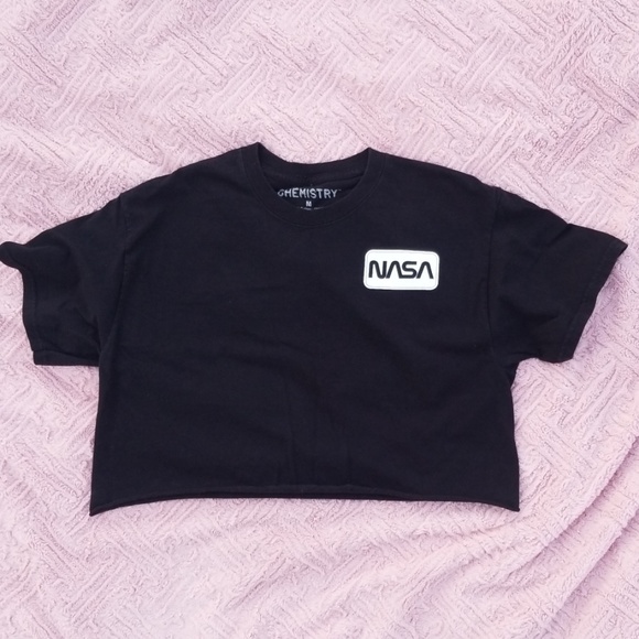 chemistry Tops - NASA medium crop tee shirt